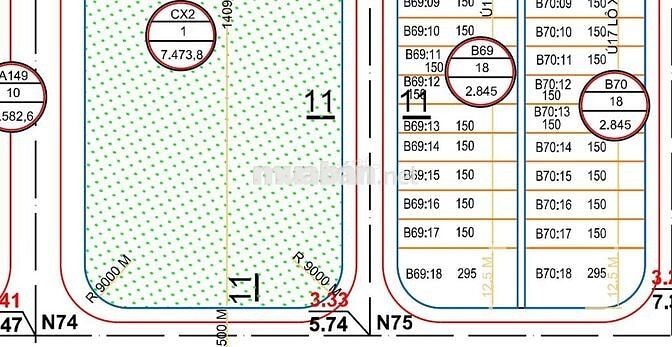Hoa hậu Tái Định Cư Duy Hải II, lô góc 2 mặt tiền & view công viên