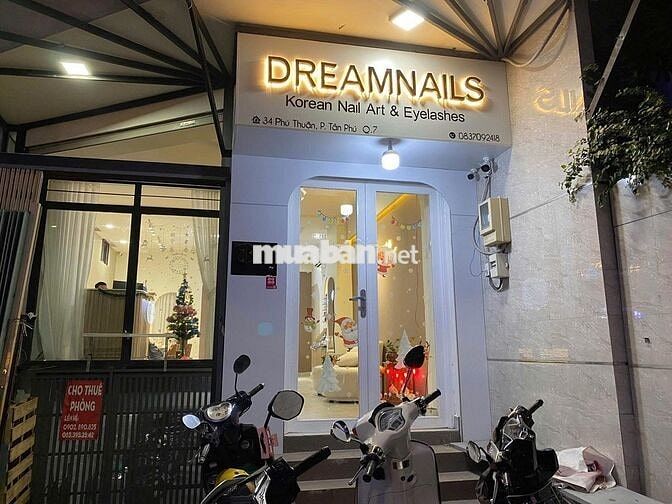 SANG NHƯỢNG TIỆM NAIL MI GỘI TẠI QUẬN 7 – 85 TRIỆU