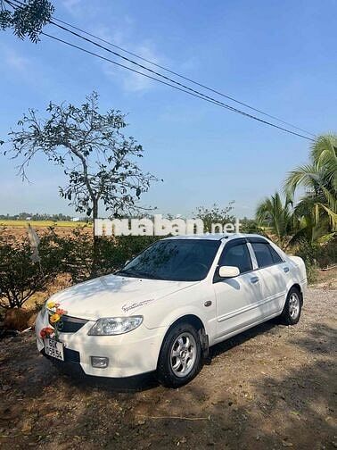 Mazda 323 2003 Trắng số sàn