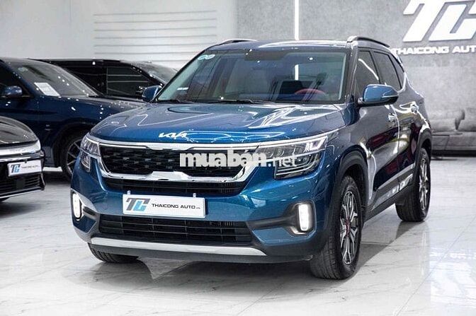 Kia Seltos 2023 Premium 1.4T 18000 km Xanh