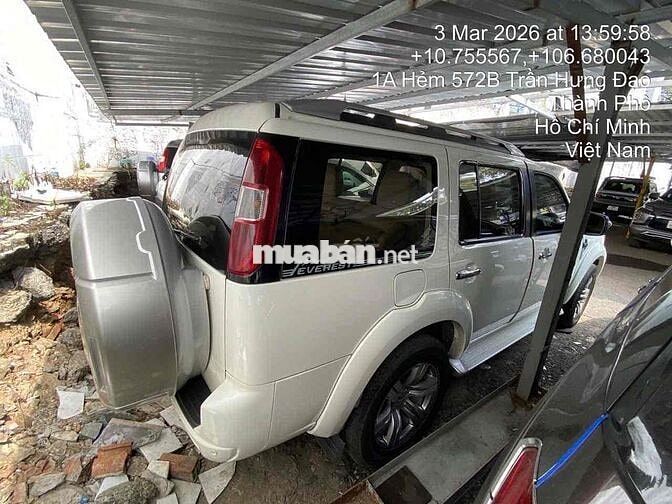 Ford Everest 2011 1 cầu Trắng