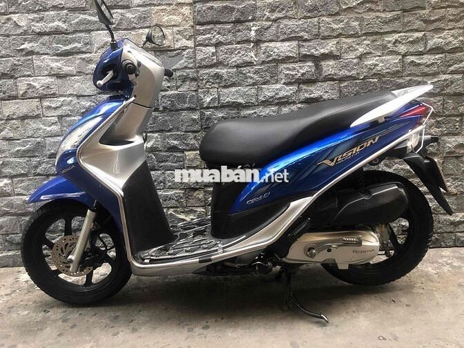 Honda Vision Fi 2013 Xanh bạc chín chủ Tphcm