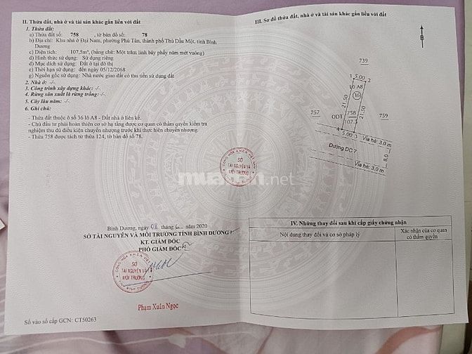 CHÍNH CHỦ KẸT TIỀN CẦN BÁN GẤP ĐẤT KDC ĐẠI NAM