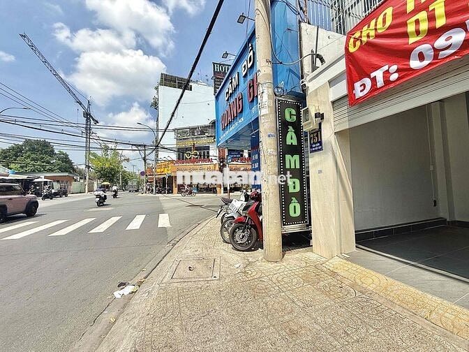 MBKD - SHOPHOUSE 1 TRỆT 1 LẦU 80m2 MẶT TIỀN ĐƯỜNG