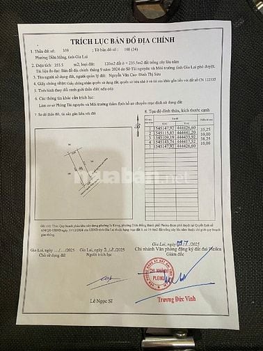 Bán nhà và đất thổ cư 100%, TP Pleiku, 10x37m, đang cho thuê 33tr/th