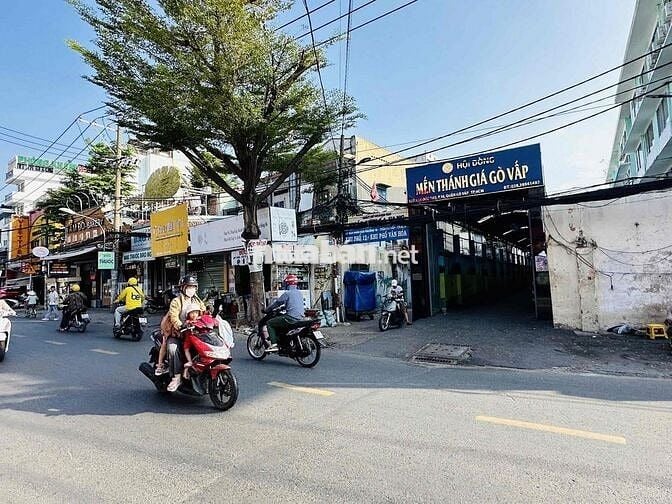 NHÀ MẶT TIỀN LÊ ĐỨC THỌ P15 GÒ VẤP ĐỐI DIỆN TRƯỜNG HỌC