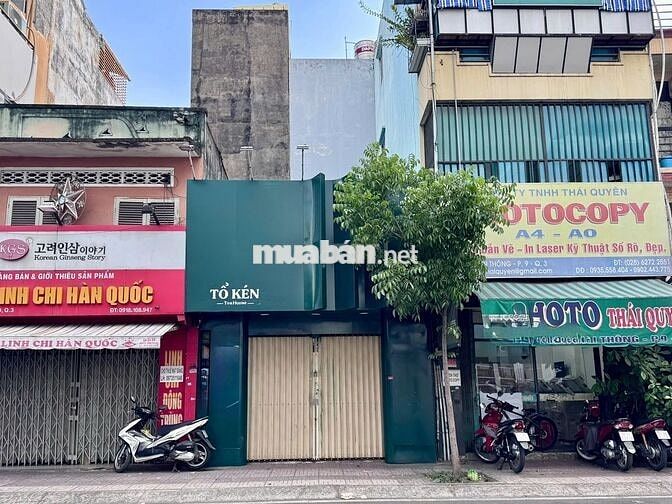 ⛩[4.5mx9m] Mặt tiền Nguyễn Thông, Q 3  – Nguyên căn trệt suốt❌Cho thuê