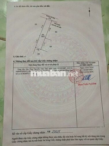 cần bán 150 m2 đất ở hòa vang đà nẵng