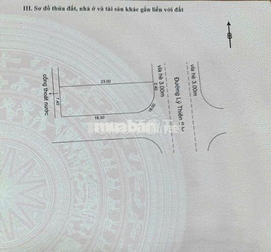 Đất 2 mặt tiền đường Lý Thiên Bảo - diện tích lớn 165m2 - hiếm