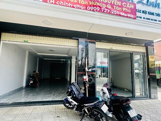 Bán nhà vị trí đắc địa, 2 M.tiền chính số 101-103 Tân Hương, Tân Phú
