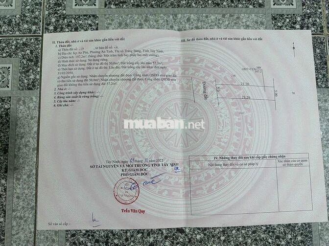Bán căn nhà 107m2 giá 1tỷ2 gần chợ Suối Sâu gần KCN Trảng Bàng KCX LT3