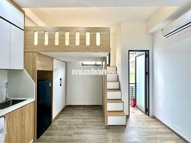 Siêu phẩm CCMN 25m2 gác xép Full đồ. máy giặt riêng tại Quan Nhân