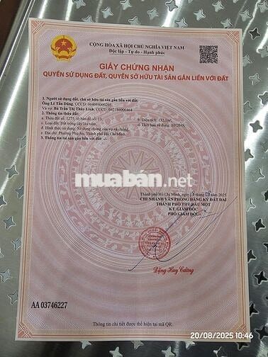 Bán gấp, giá đất rẻ nhất Phú An 