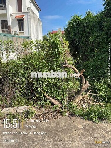 Bán đất Đông Anh thành phố tương lai ô tô đỗ cửa mặt ngõ KD 130m2 đất