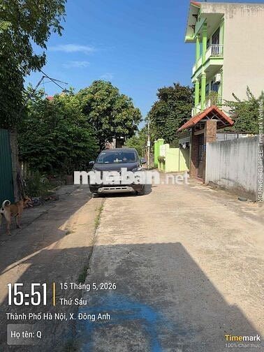 Bán đất Đông Anh thành phố tương lai ô tô đỗ cửa mặt ngõ KD 130m2 đất