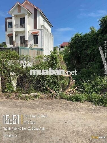 Bán đất Đông Anh thành phố tương lai ô tô đỗ cửa mặt ngõ KD 130m2 đất