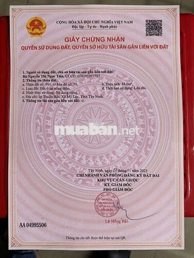 ĐẤT THỔ CƯ CẦN GIUỘC 880 TRIỆU NGAY SÁT QL50B, VÀNH ĐAI 4 TPHCM 