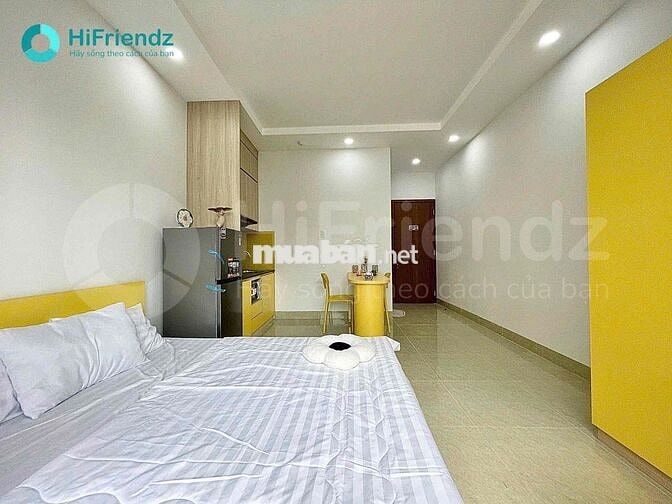 STUDIO FULL NỘI THẤT, CÓ BAN CÔNG RIÊNG CỰC CHILL NGAY CHỢ BÀ CHIỂU