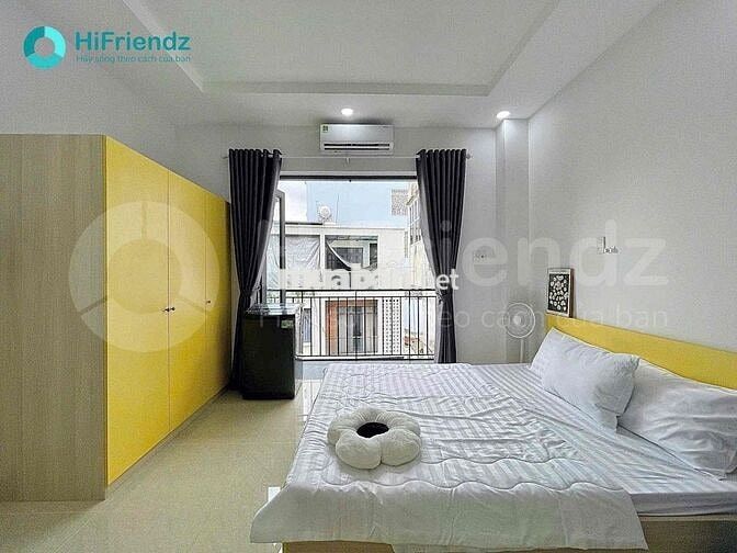 STUDIO FULL NỘI THẤT, CÓ BAN CÔNG RIÊNG CỰC CHILL NGAY CHỢ BÀ CHIỂU