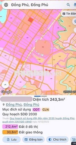Đất phường có thổ cư trong TP #Giá599triệu
