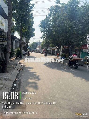 Nhà DT 5x25 đúc lửng mặt tiền đường nhựa rộng 10 thông Thới tam thôn15