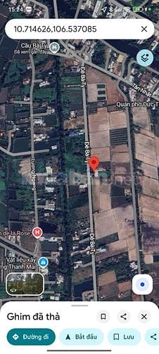 Đất mặt tiền Đường Bà Tỵ, Tân Nhựt