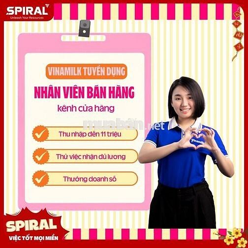 🥛 VINAMILK TUYỂN DỤNG NHÂN VIÊN BÁN HÀNG