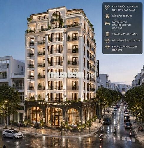 Bán Lô Đất 2 Mặt Tiền Xây Toà Căn Hộ Dịch Vụ Phường 7 Vũng Tàu