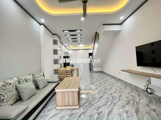 Cho thuê nhà mới ngay chợ Phú Hoà đầy đủ nội thất