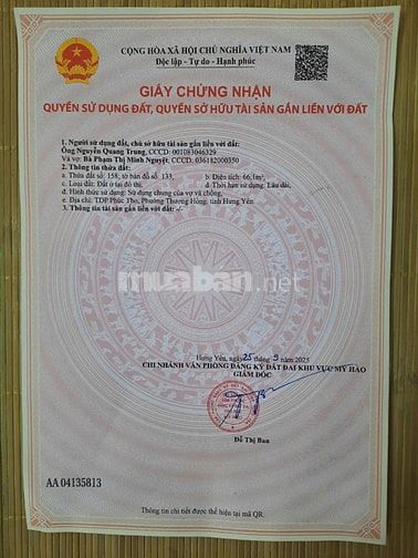 "🌹 CHÍNH CHỦ GỬI BÁN LÔ ĐẤT ĐẸP – MỸ HÀO, HƯNG YÊN 🌹  📍 Vị trí: TDP