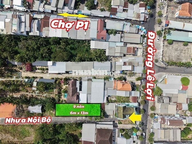 ĐẤT NỀN CHÍNH CHỦ ĐƯỜNG LÊ LỢI, GẦN CHỢ PHƯỜNG 1, 100M2 SỔ SẴN