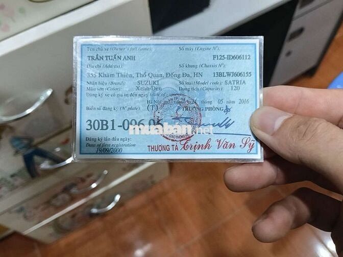 Suzuki Satria RGV 120 2000 Xanh-Đen