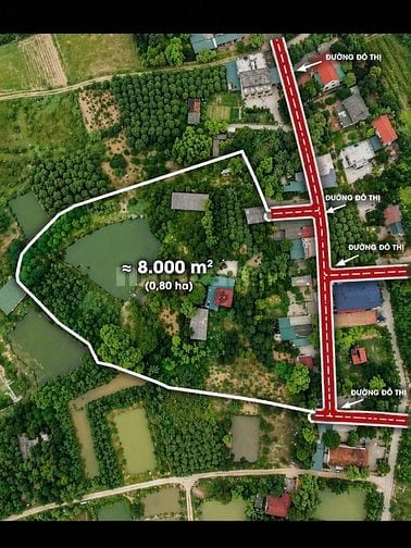 Đợi duyệt BÁN KHUÔN VIÊN NHÀ VƯỜN AO CÁ CÁCH HỒ SUỐI HAI 500 MÉT
