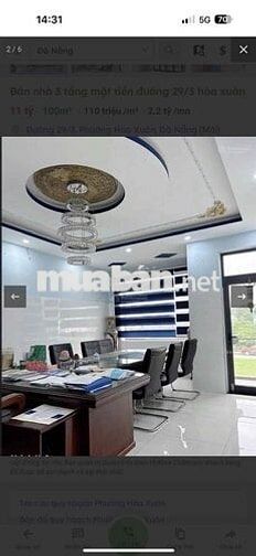 BÁN NHÀ 3 TẦNG MT ĐƯỜNG 29/3 Ở VÀ KD