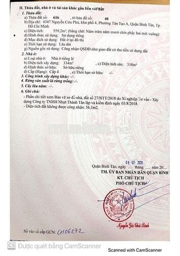 CẦN BÁN ĐẤT + NHÀ XƯỞNG TẠI BÌNH TÂN – TP.HCM