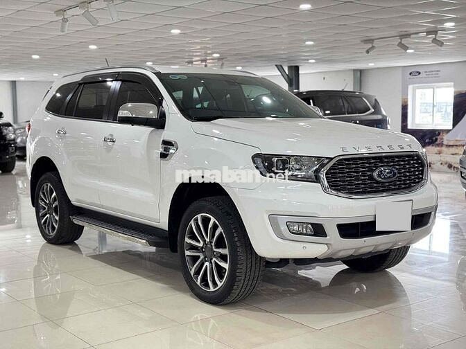 Ford Everest Titanium 2021 Trắng 34.000km