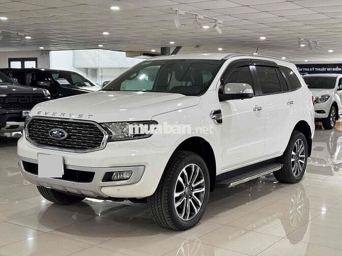 Ford Everest Titanium 2021 Trắng 34.000km