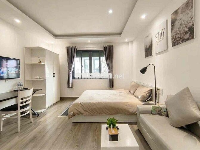 Căn hộ Studio tone gỗ siêu sang ngay trung tâm quận 1