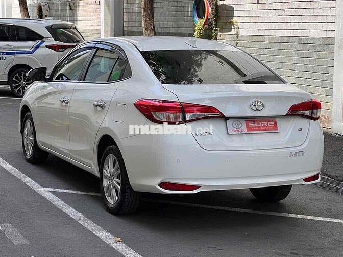 Toyota Vios 2020 1.5G 121.000 km Trắng