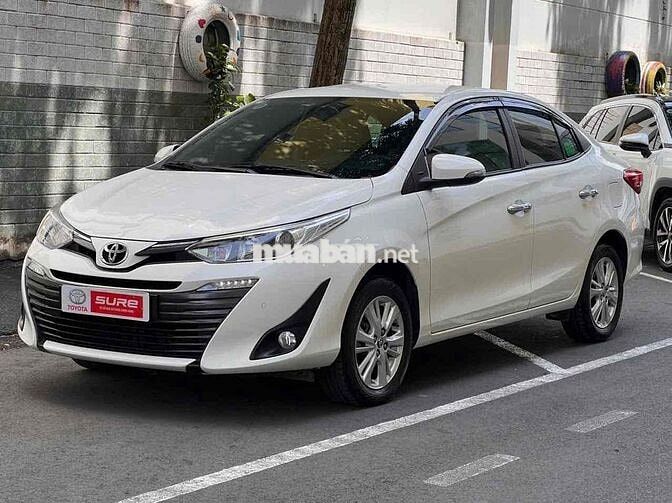Toyota Vios 2020 1.5G 121.000 km Trắng