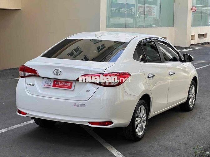 Toyota Vios 2020 1.5G 121.000 km Trắng