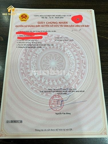 bán đất Cửu Cao Văn Giang đường ô tô trải apphan gần đường vành đai 4
