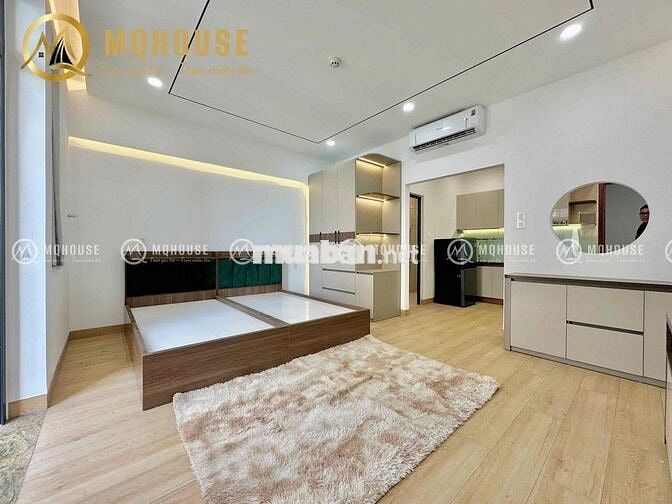 căn hộ 1pn Tách bếp ban công full nội thất, sát vách lotte NVL