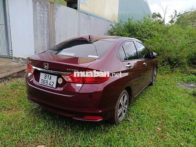 Honda City CVT 2016 Đỏ đô 7v3 km