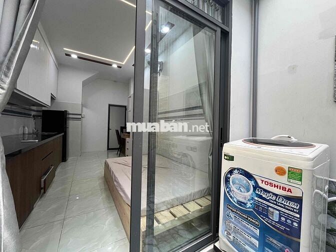 STUDIO SÂN VƯỜN MỚI ĐỦ NỘI THẤT NGAY CÔNG VIÊN GIA ĐỊNH