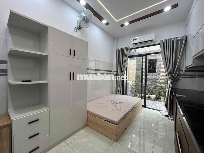 STUDIO SÂN VƯỜN MỚI ĐỦ NỘI THẤT NGAY CÔNG VIÊN GIA ĐỊNH