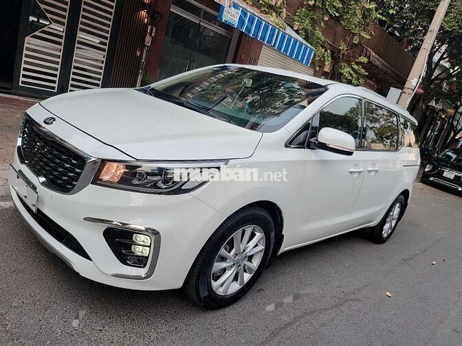 Kia 7c SEDONA model 2019 Bản Cao Cấp-Trắng Camay