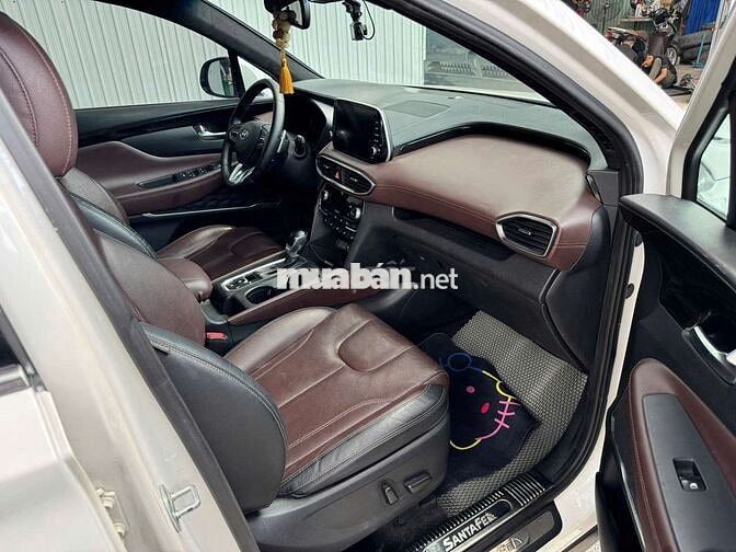 Hyundai Santafe 2020 Premium 2.4L,màu trắng,6v2