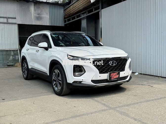 Hyundai Santafe 2020 Premium 2.4L,màu trắng,6v2