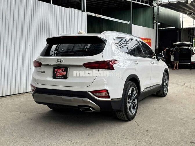 Hyundai Santafe 2020 Premium 2.4L,màu trắng,6v2